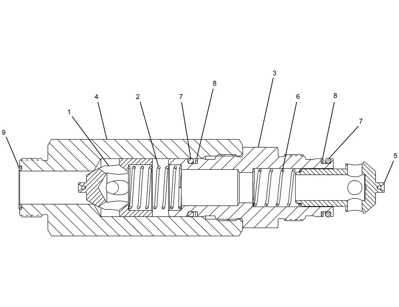 345C · HYDRAULIC SYSTEM · 239-9036 CAT parts diagram