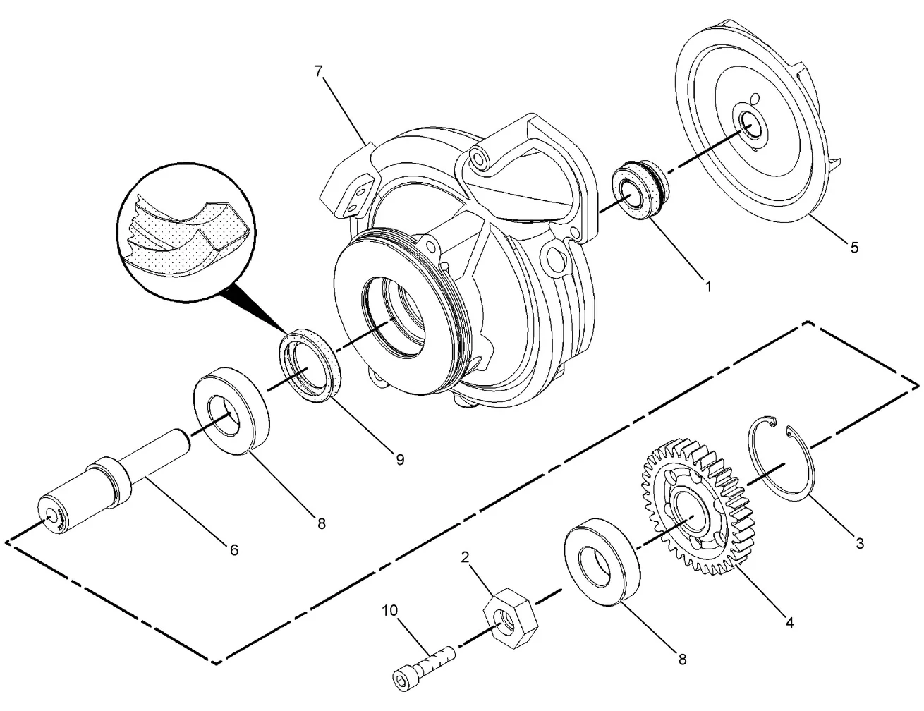 345C · COOLING SYSTEM · 223-9147 CAT parts diagram