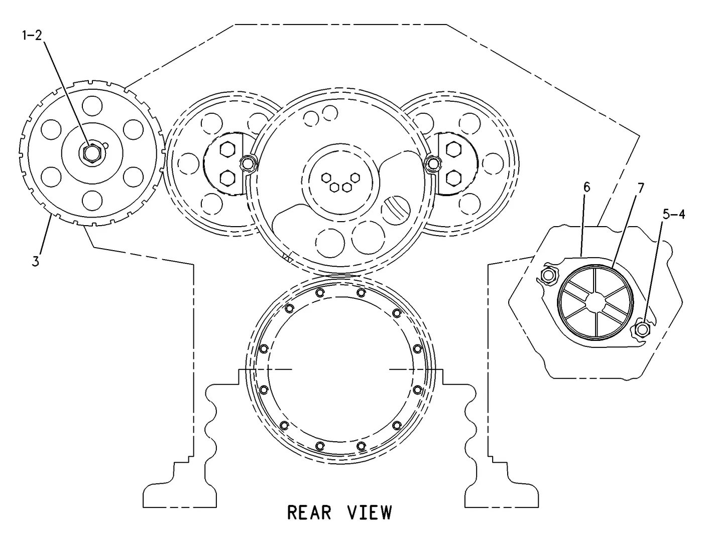 3508C · BASIC ENGINE · 116-6893 CAT parts diagram