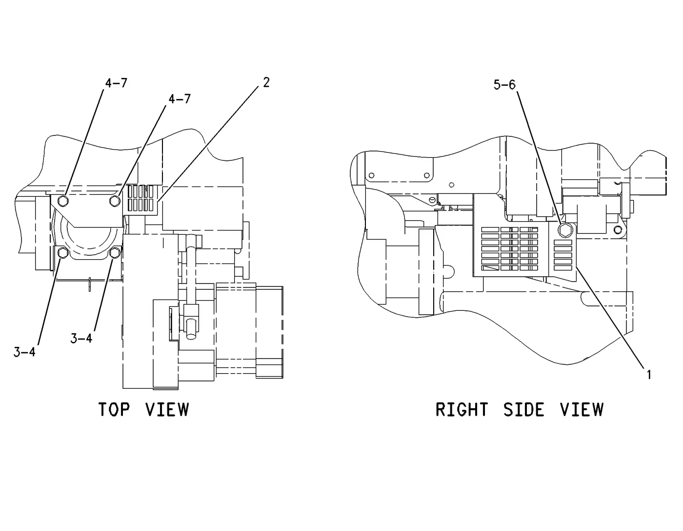 3508C 8T4896 parts diagram