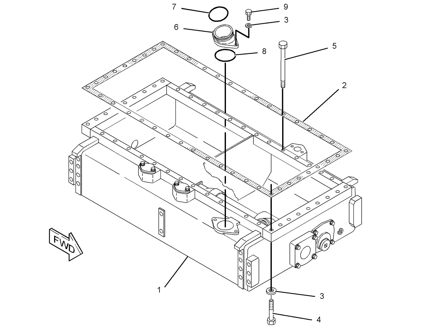 3508C 6V5101 parts diagram