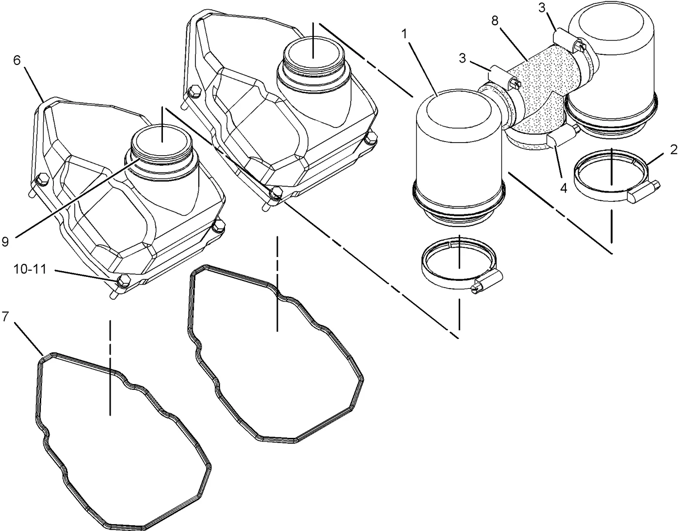 3508C · LUBRICATION SYSTEM · 101-0838 CAT parts diagram