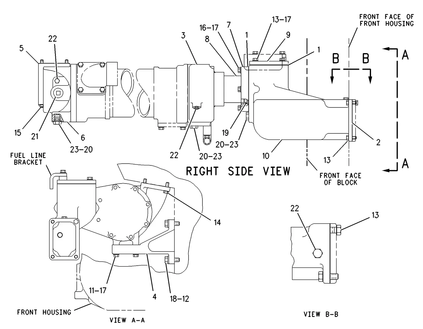 3508C 7N6426 parts diagram