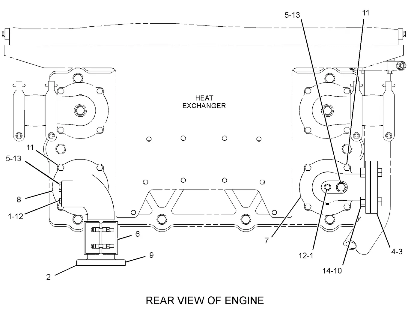 3508C · COOLING SYSTEM · 302-4519 CAT parts diagram