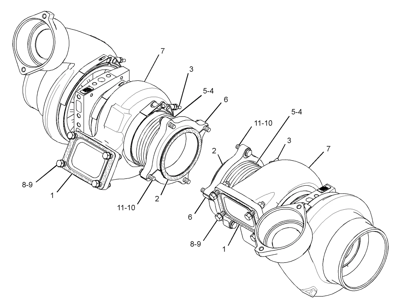 3508C 2361655 parts diagram