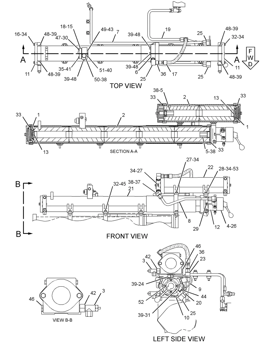 3508C · FUEL SYSTEM · 241-2738 CAT parts diagram