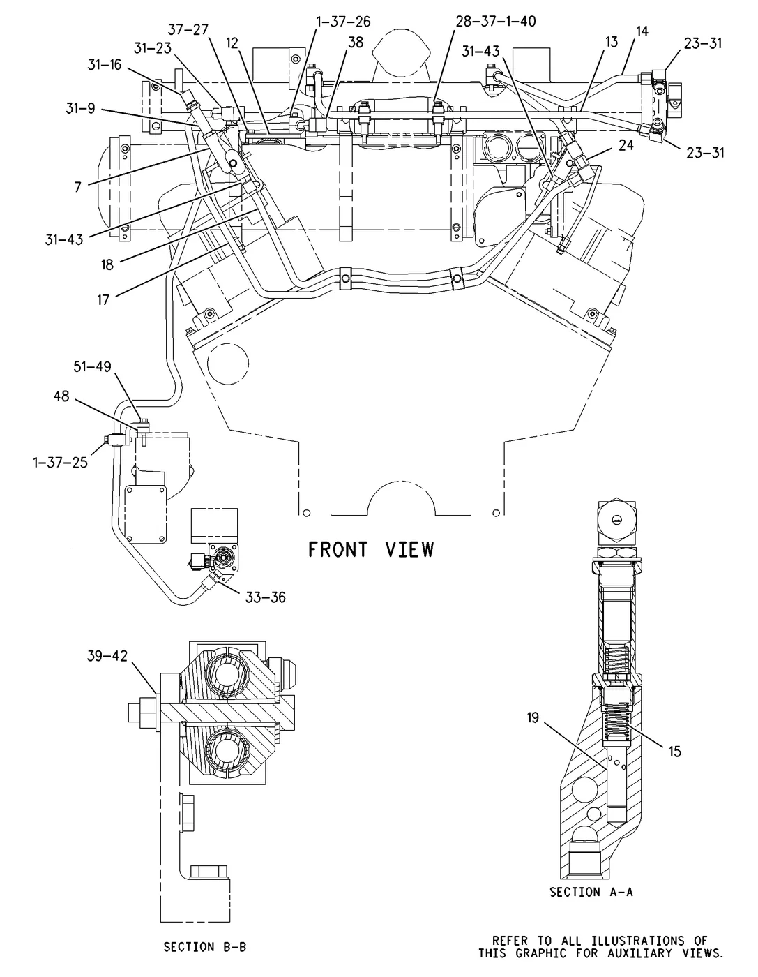 3508C · FUEL SYSTEM · 234-8722 CAT parts diagram