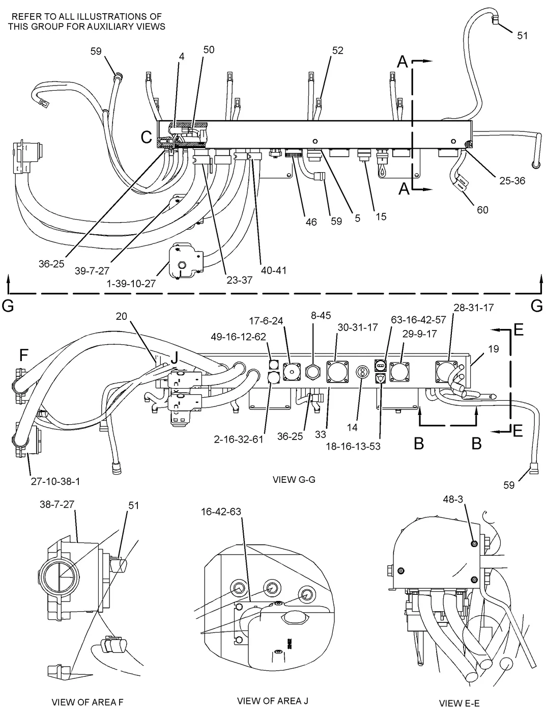 3508C 9X3402 parts diagram