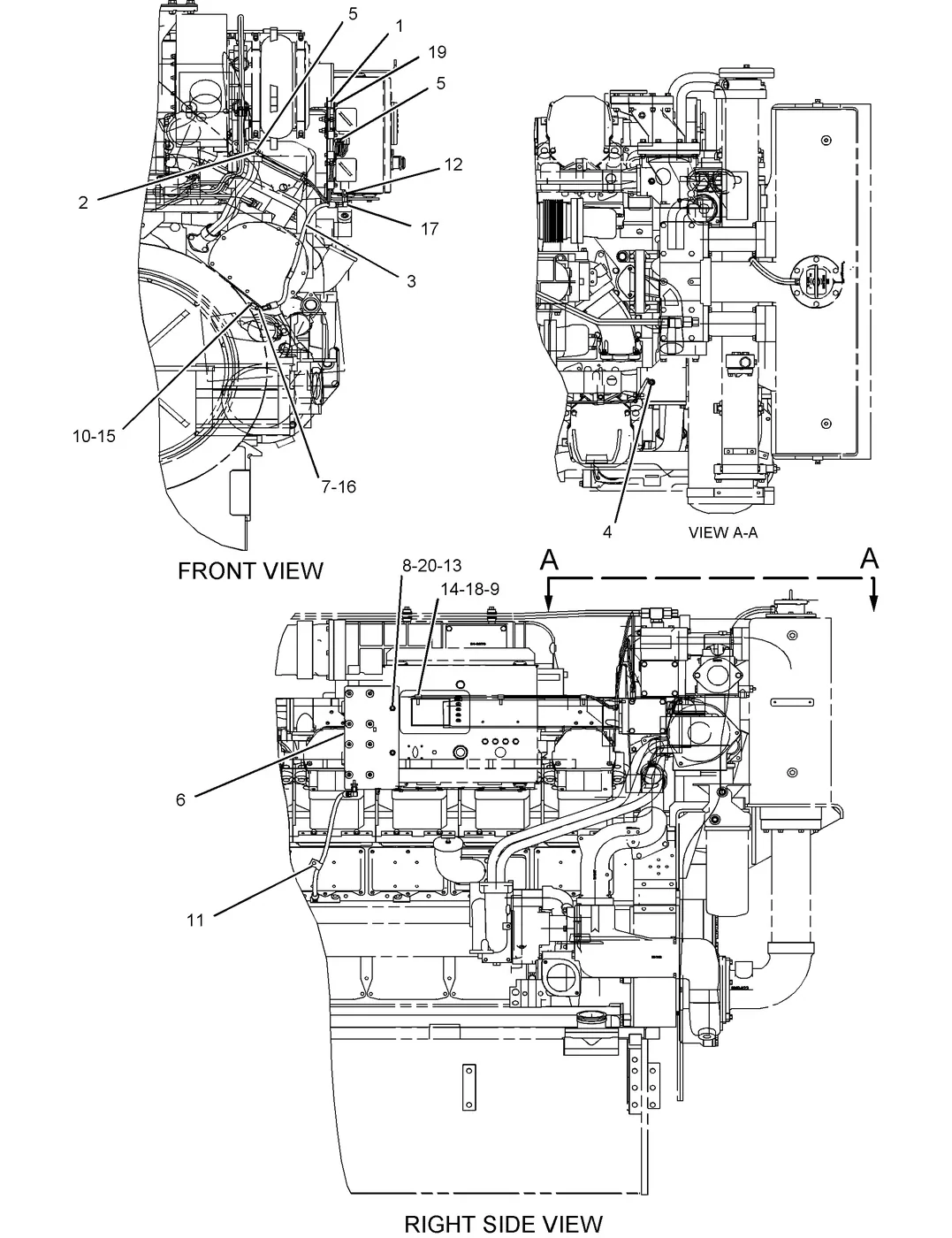 3508C · ELECTRICAL AND STARTING SYSTEM · 241-9055 CAT parts diagram