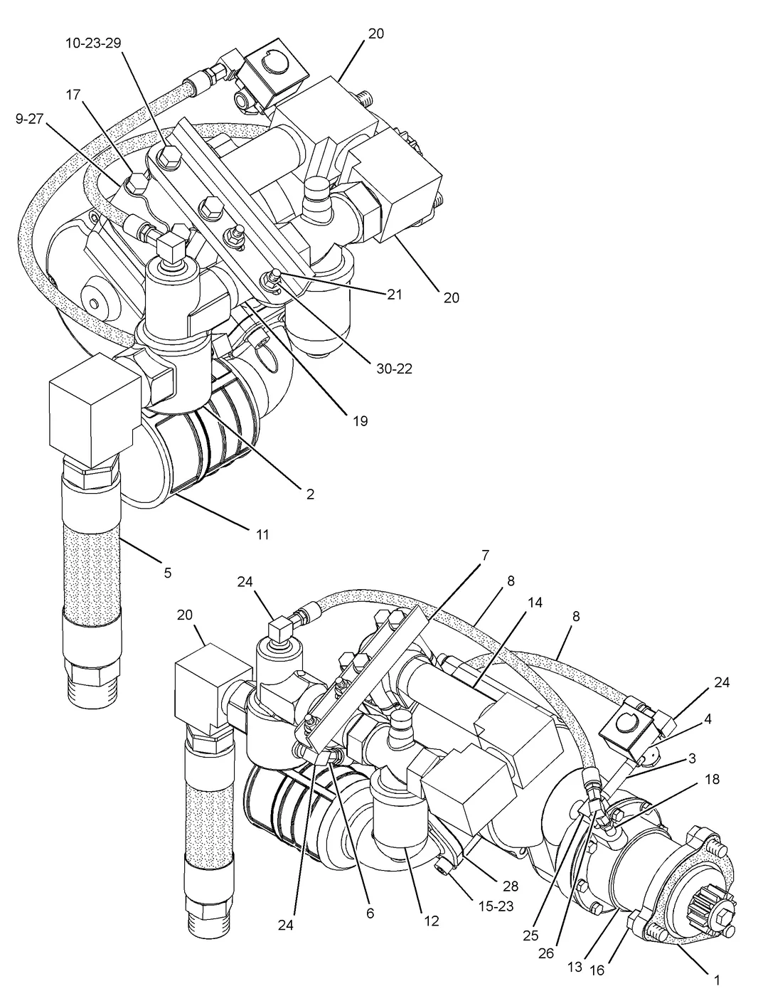 3508C 1435168 parts diagram