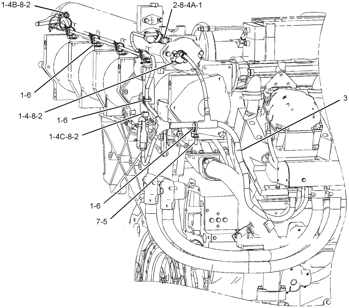3508C · ELECTRICAL AND STARTING SYSTEM · 307-2044 CAT parts diagram