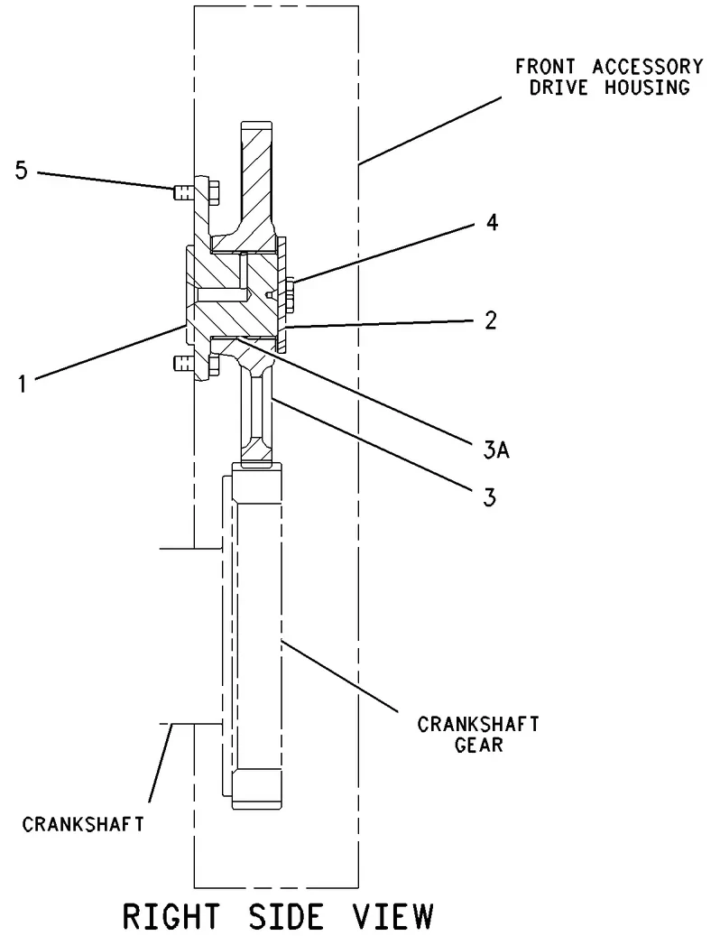 3508C · BASIC ENGINE · 101-0833 CAT parts diagram