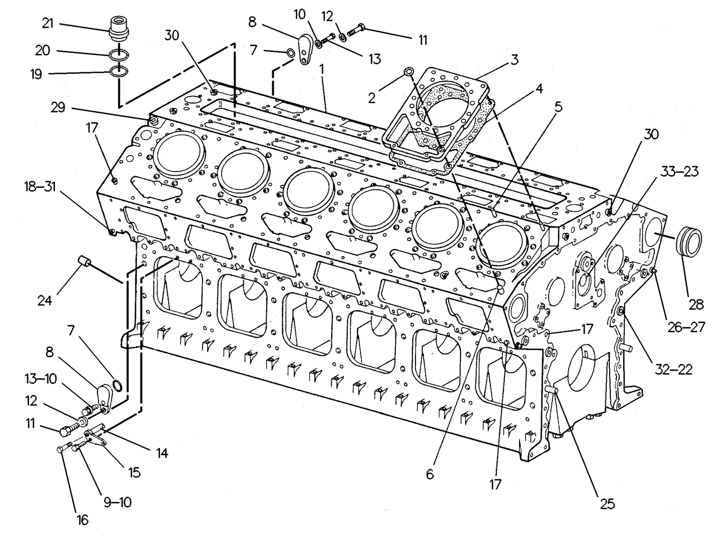 3512 · ENGINE ARRANGEMENT CAT parts diagram