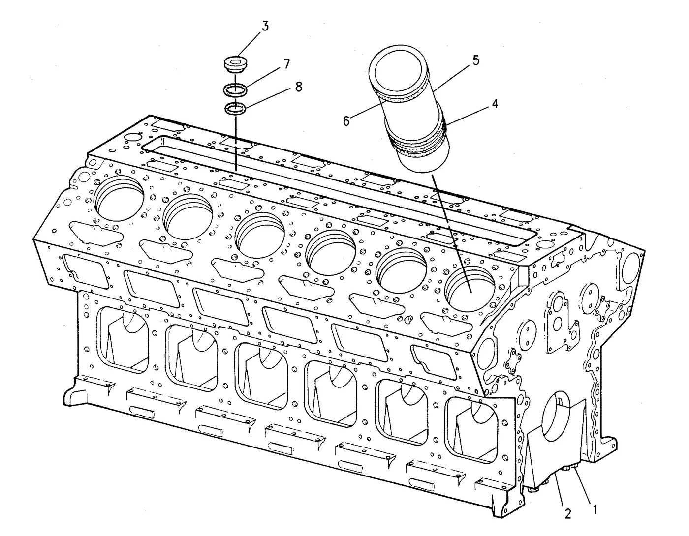 3512 · BASIC ENGINE · 335-6217