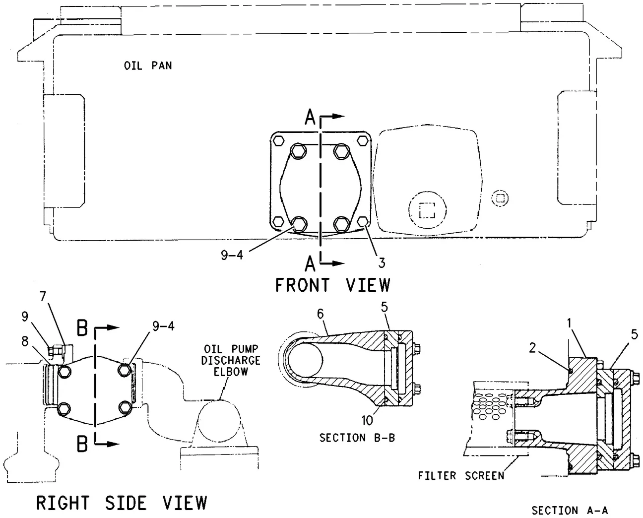 3512 · LUBRICATION SYSTEM · 169-4833 CAT parts diagram