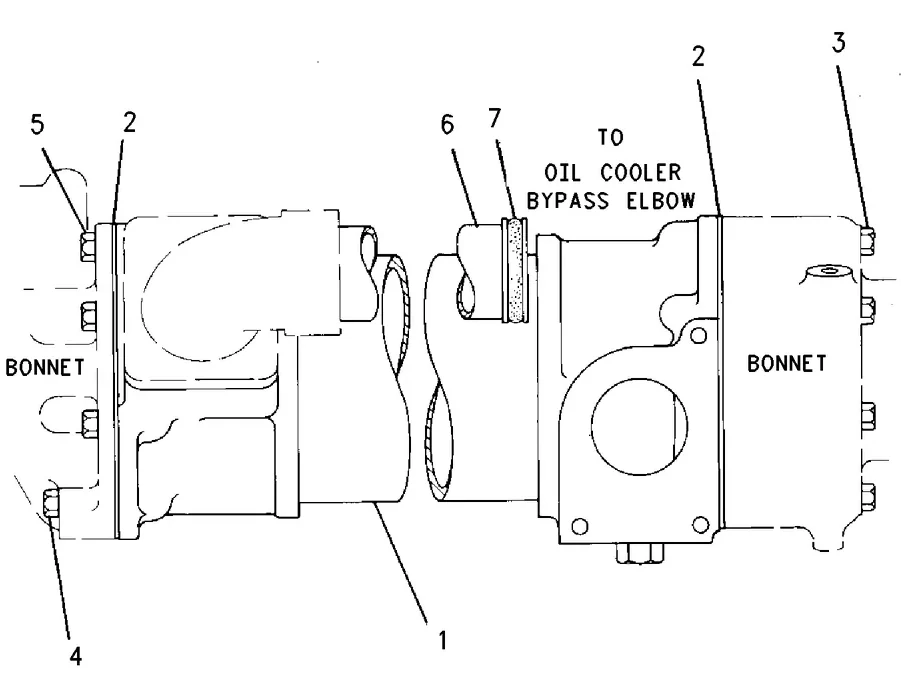 3512 · COOLING SYSTEM · 109-2332 CAT parts diagram