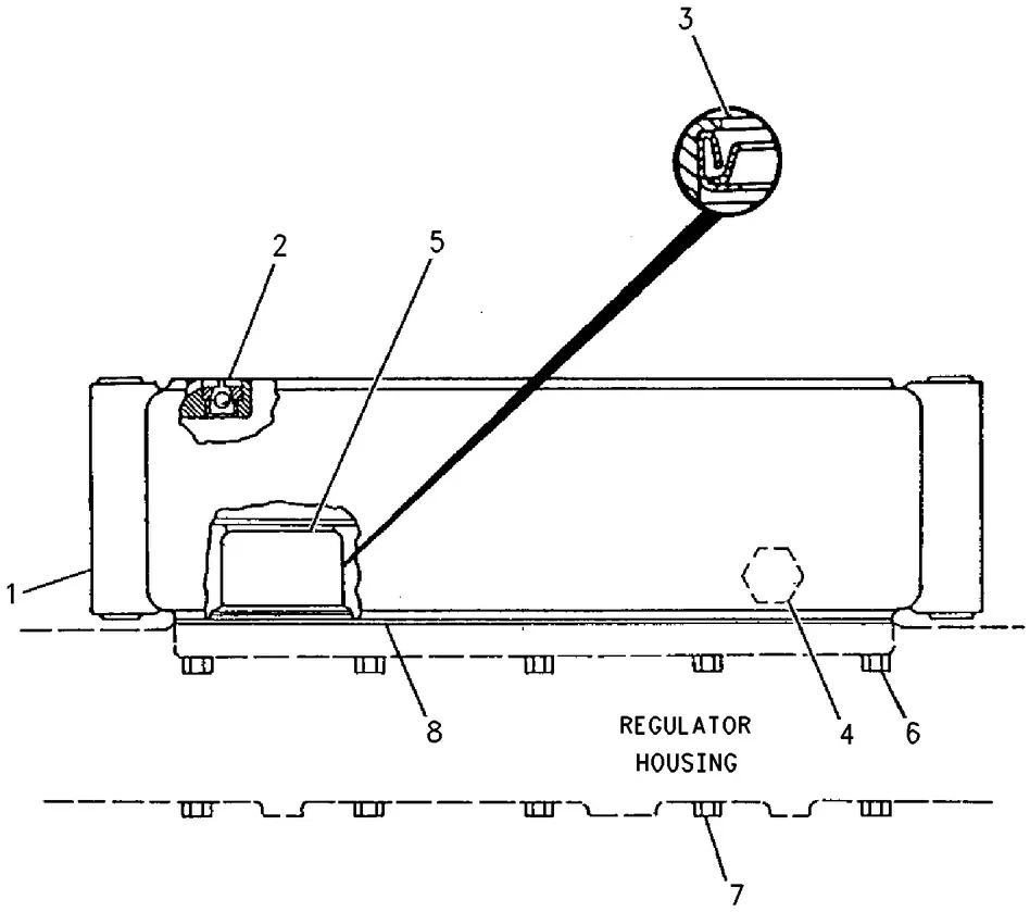 3512 · COOLING SYSTEM · 134-3533 CAT parts diagram