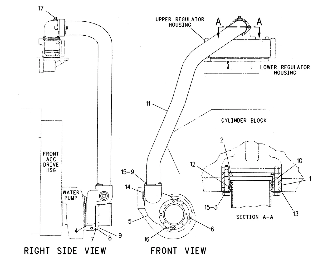 3512 · COOLING SYSTEM · 127-8526 CAT parts diagram