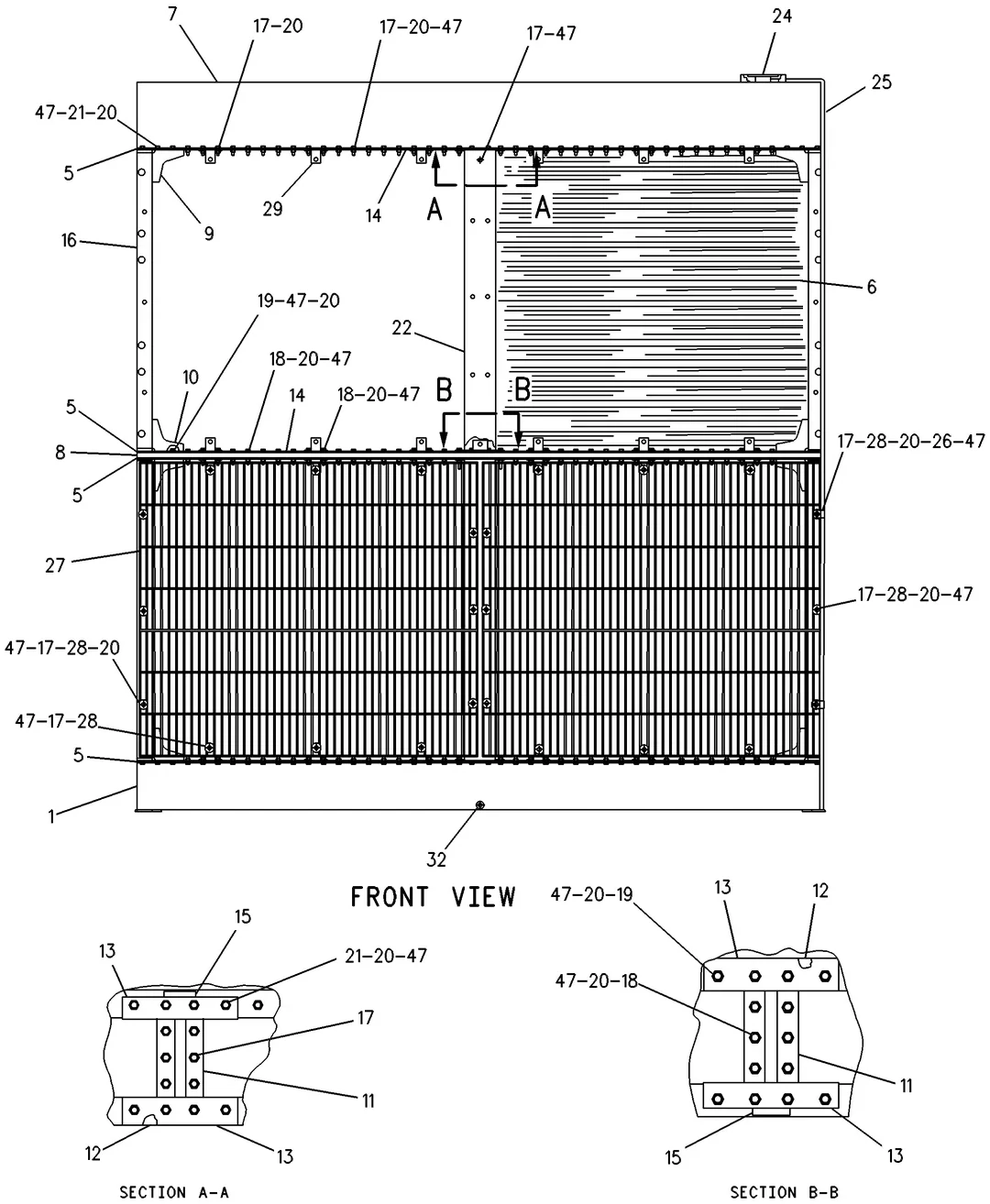 3512 · COOLING SYSTEM · 127-8526 CAT parts diagram