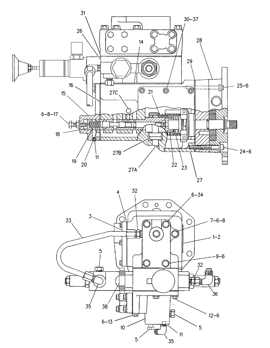 3512 · FUEL SYSTEM · 032-1267