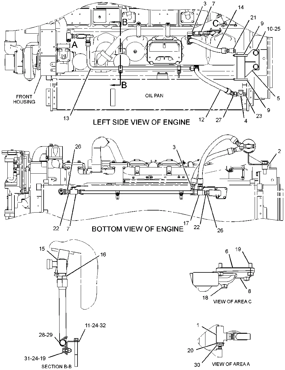 3512 · ELECTRICAL AND STARTING SYSTEM · 266-7484 CAT parts diagram