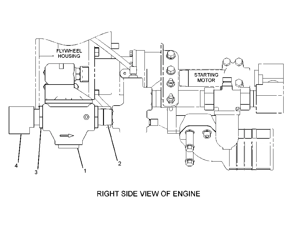 3512 · ELECTRICAL AND STARTING SYSTEM · 372-4717 CAT parts diagram