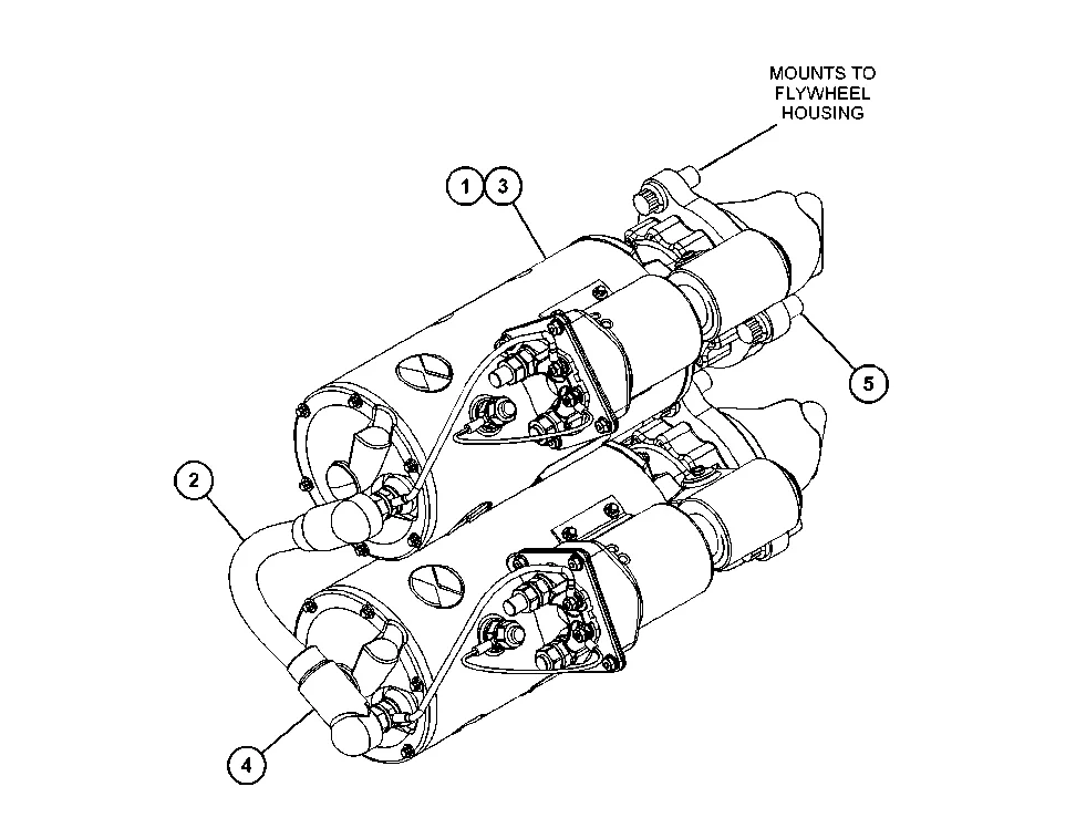 3512 · ELECTRICAL AND STARTING SYSTEM · 117-9064 CAT parts diagram