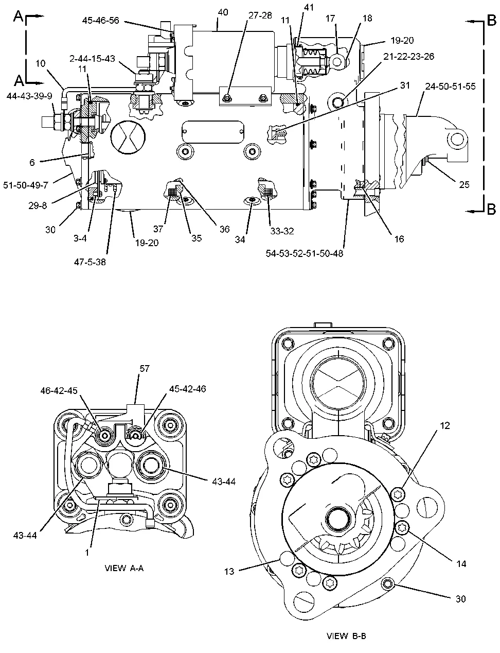 3512 · ELECTRICAL AND STARTING SYSTEM · 363-9837