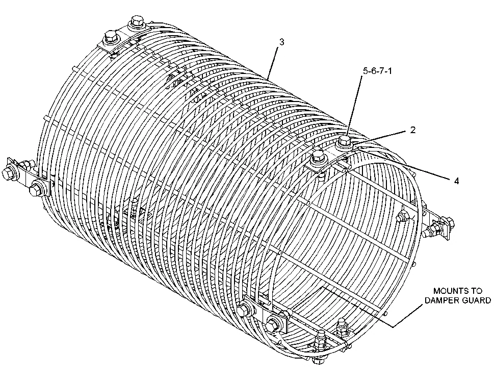 3512 · AN ATTACHMENT · 350-8624 CAT parts diagram
