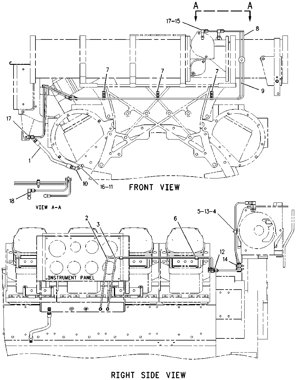 3512 · OPERATOR STATION · 125-6351 CAT parts diagram