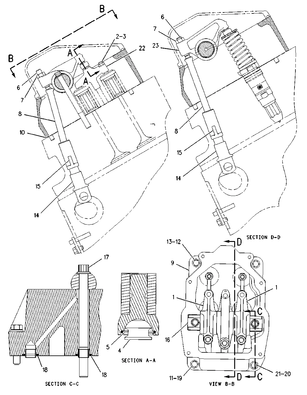 3512 7N3421 parts diagram