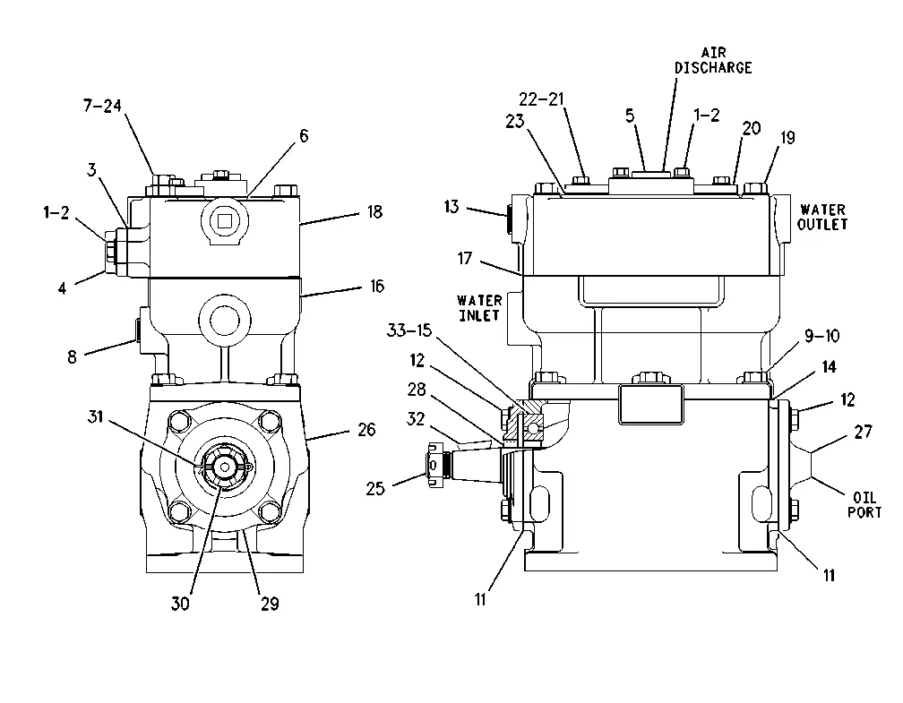 3512 · BASIC ENGINE · 144-0742