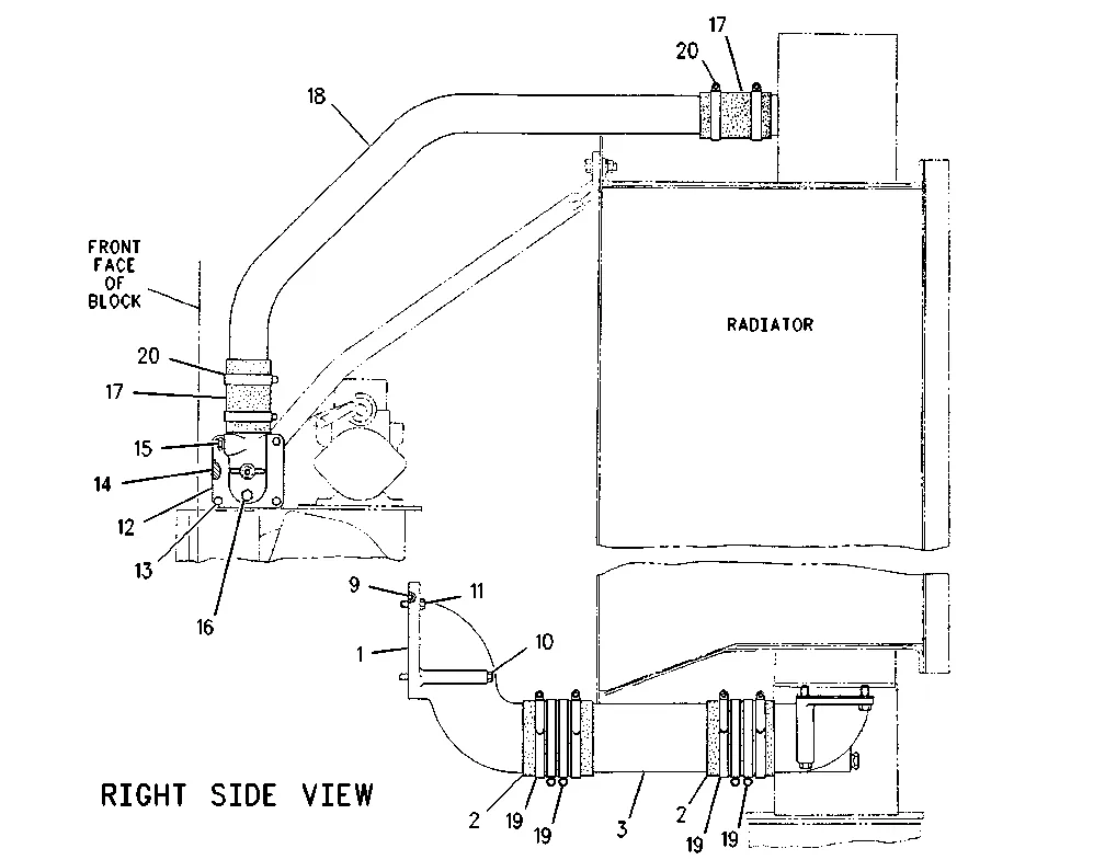 3512 · AIR INLET AND EXHAUST SYSTEM · 129-5488 CAT parts diagram