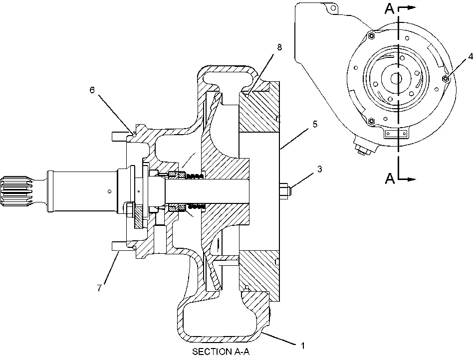 3512 · FUEL SYSTEM · 124-3173 CAT parts diagram