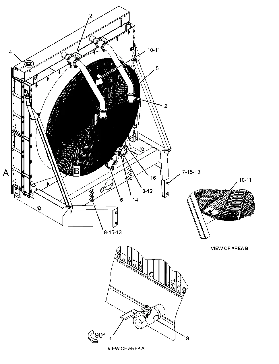 3512 · COOLING SYSTEM · 361-7756
