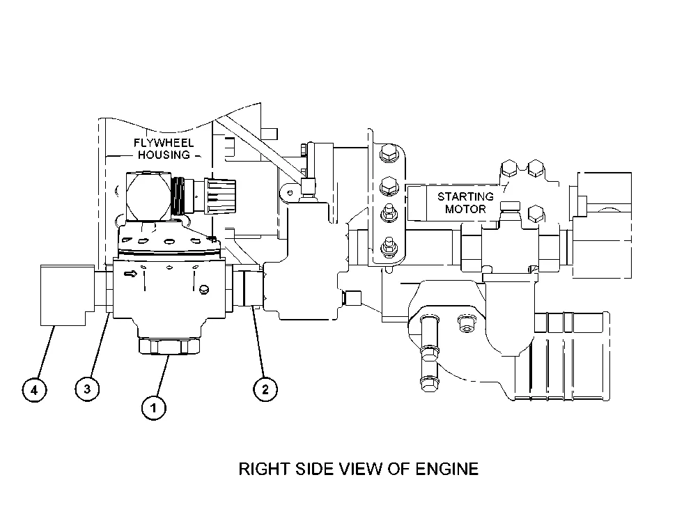 3512 · ELECTRICAL AND STARTING SYSTEM · 033-6042 CAT parts diagram