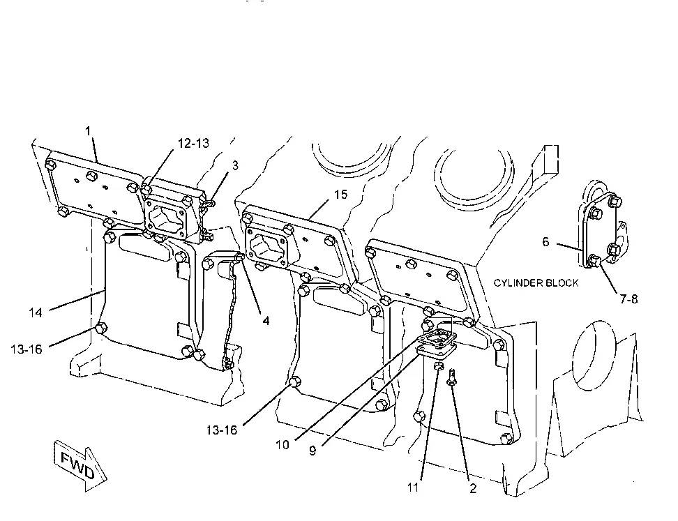 3512 · BASIC ENGINE · 272-0758