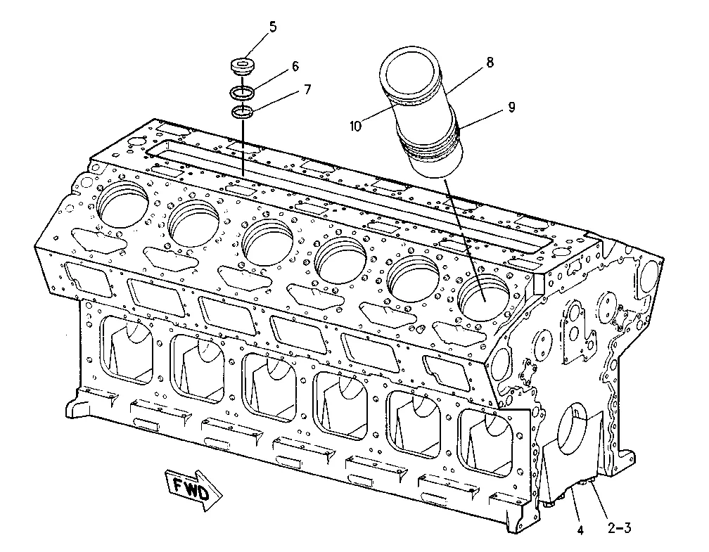 3512 · BASIC ENGINE · 240-6650