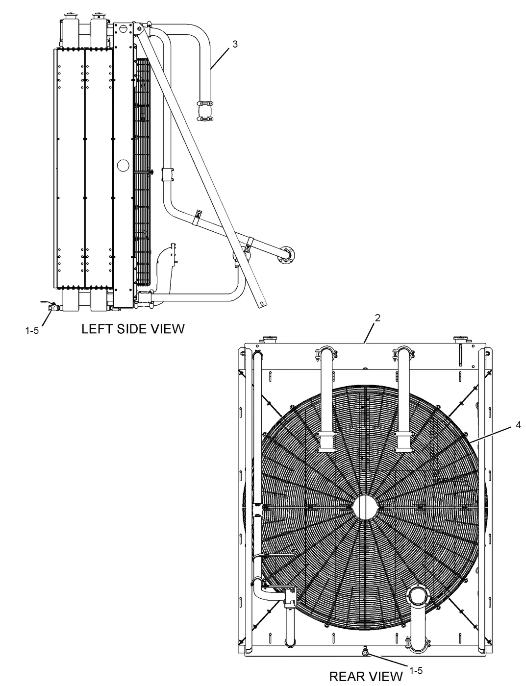 3512C · COOLING SYSTEM · 270-0433 CAT parts diagram