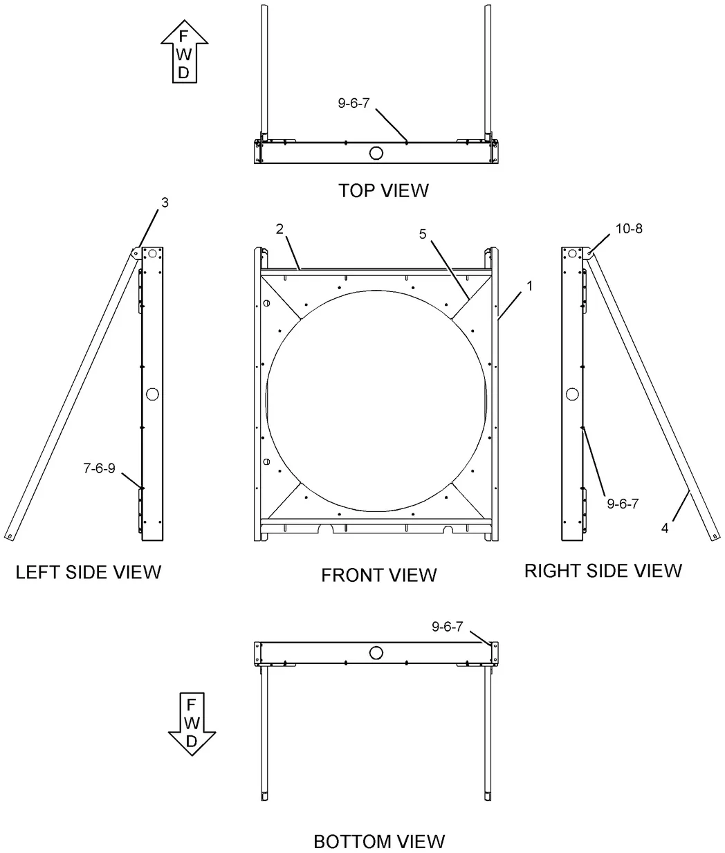 3512C · COOLING SYSTEM · 265-5621 CAT parts diagram
