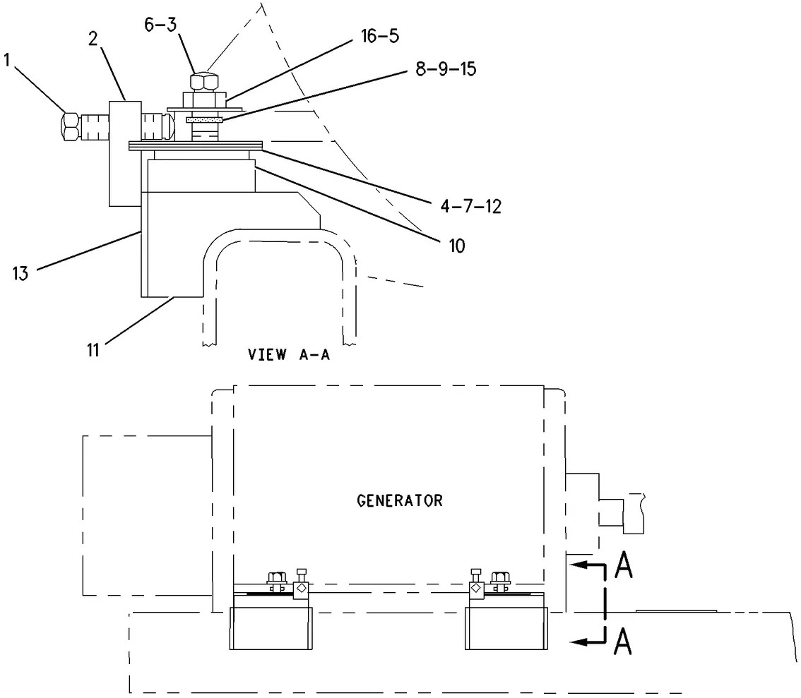 3512C · GENERATORS · 166-9042 CAT parts diagram