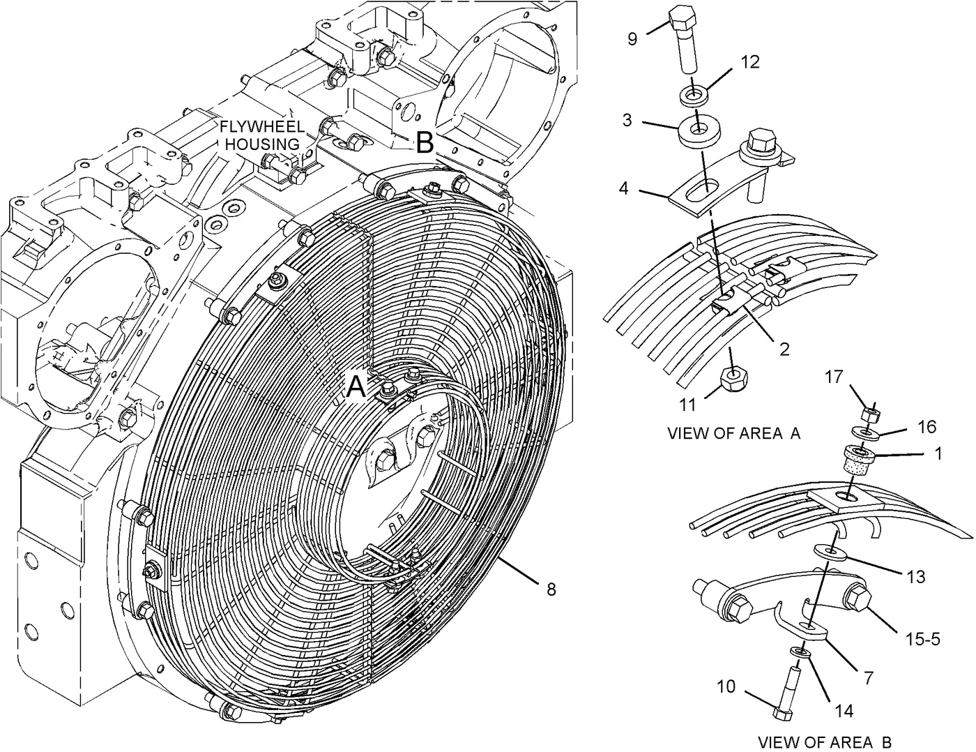 3516 9S8752 parts diagram