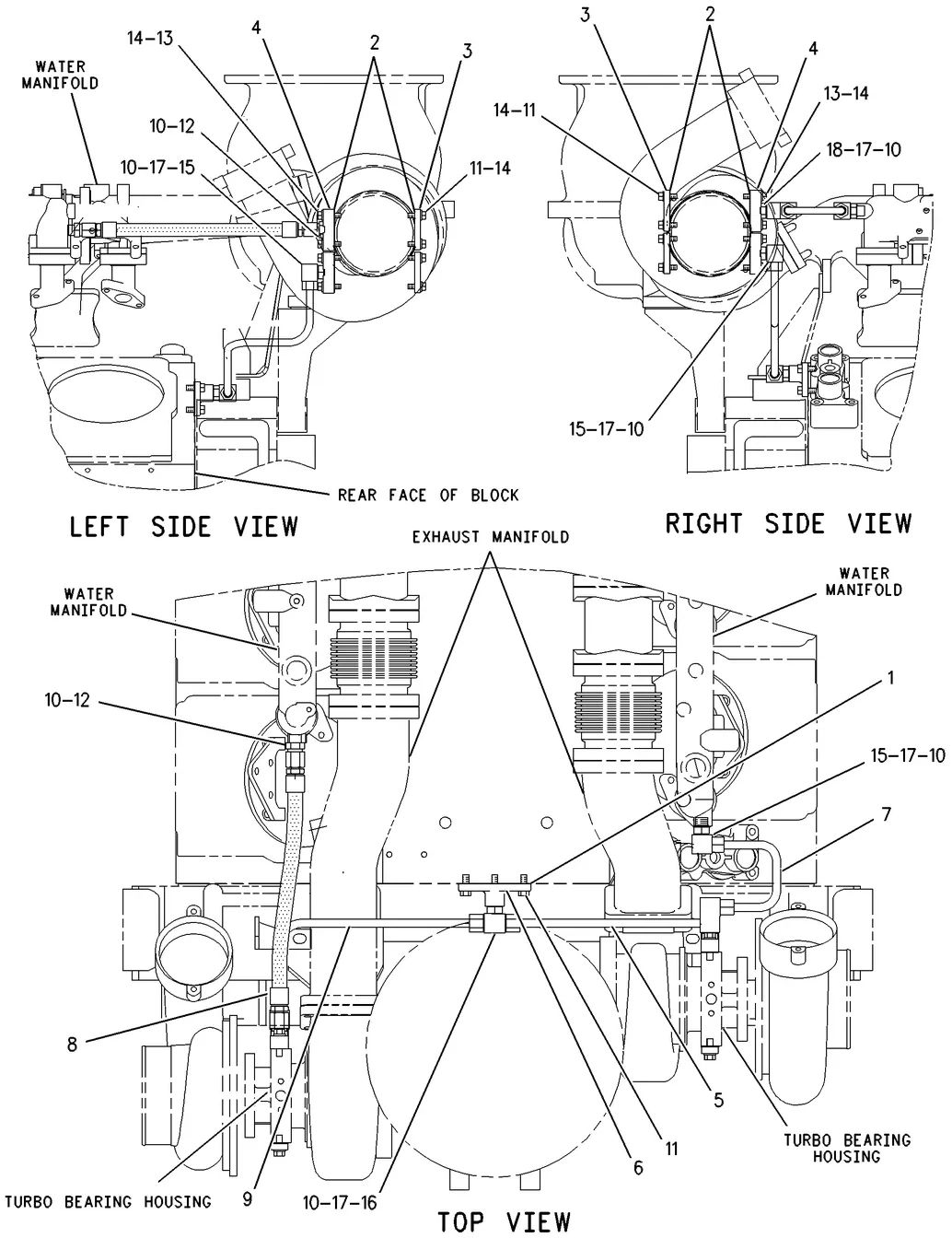 3516 · COOLING SYSTEM · 161-4087 CAT parts diagram