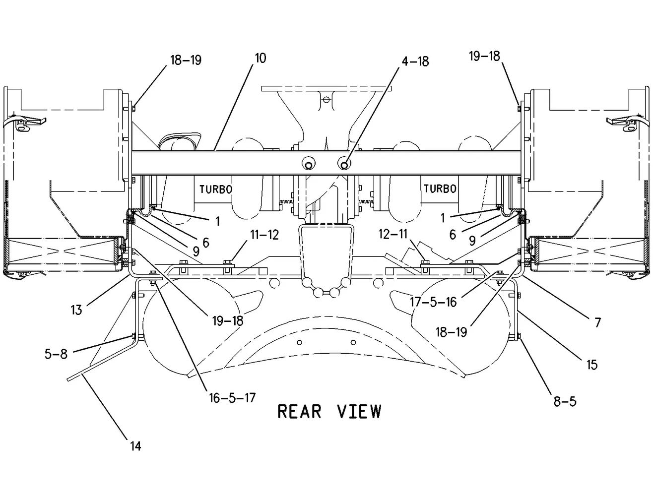 3516 · AIR INLET AND EXHAUST SYSTEM · 162-7687 CAT parts diagram