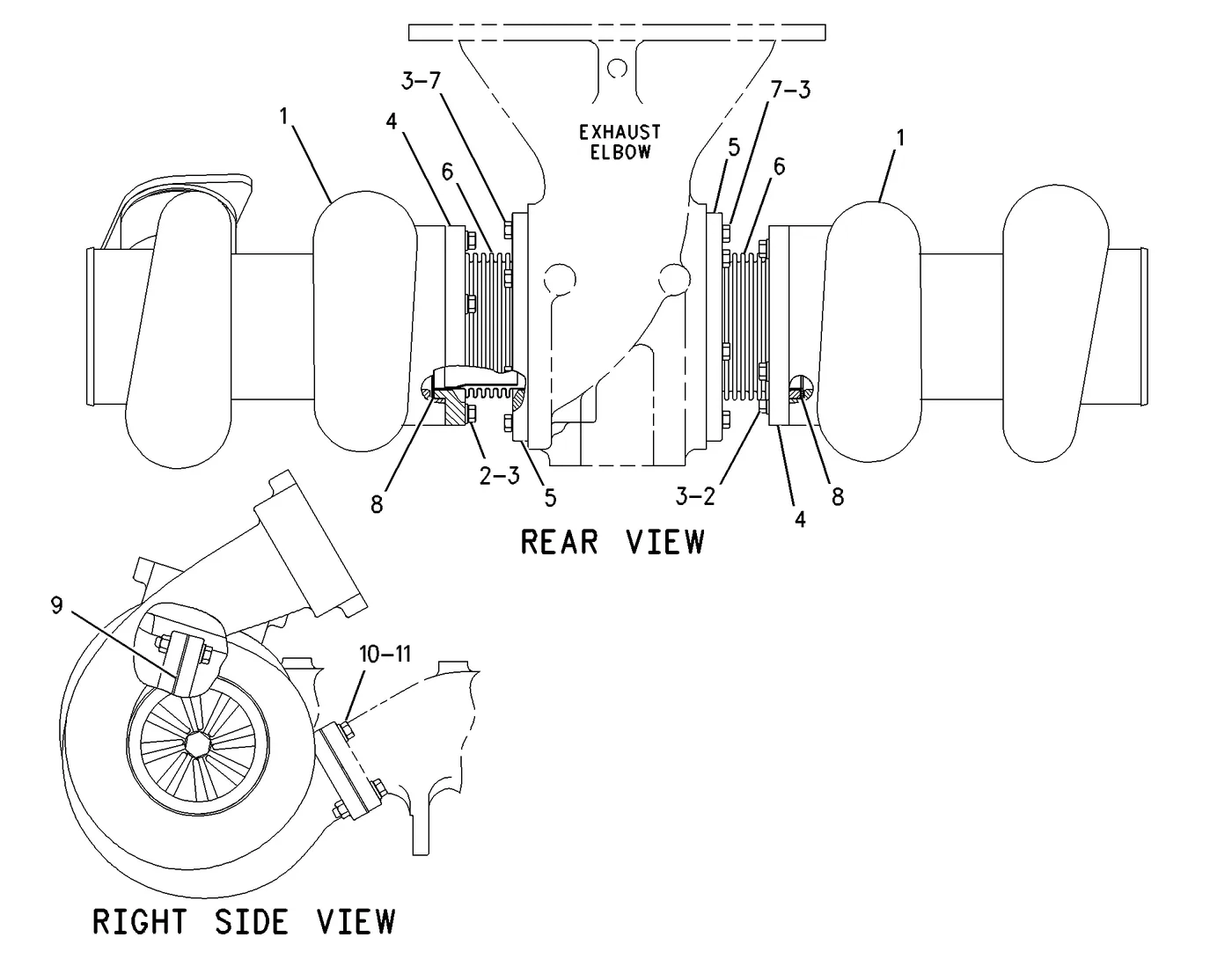 3516 · AIR INLET AND EXHAUST SYSTEM · 167-1762 CAT parts diagram