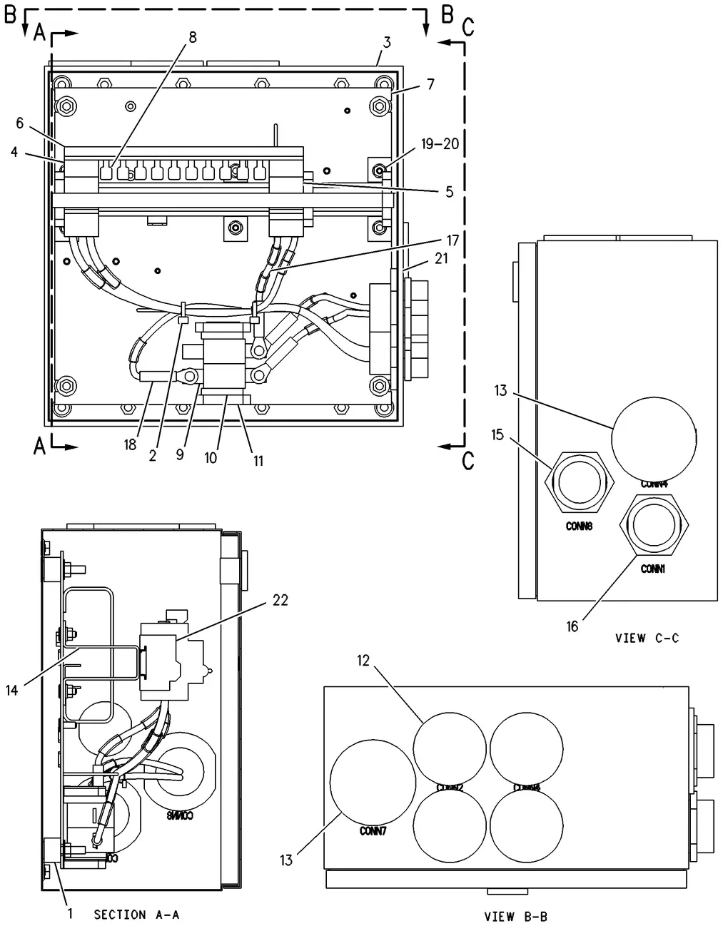 3516 · ELECTRICAL AND STARTING SYSTEM · 133-6463 CAT parts diagram