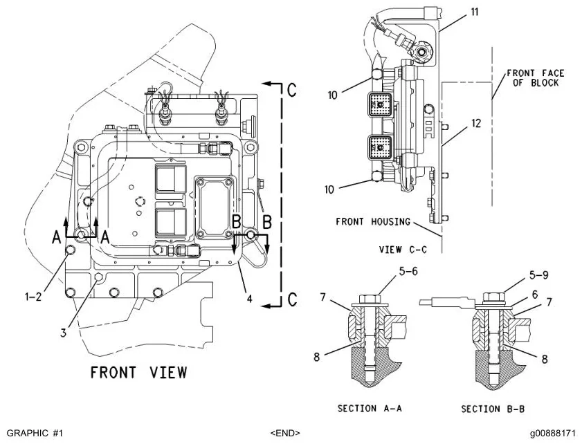 3516 8T9655 parts diagram