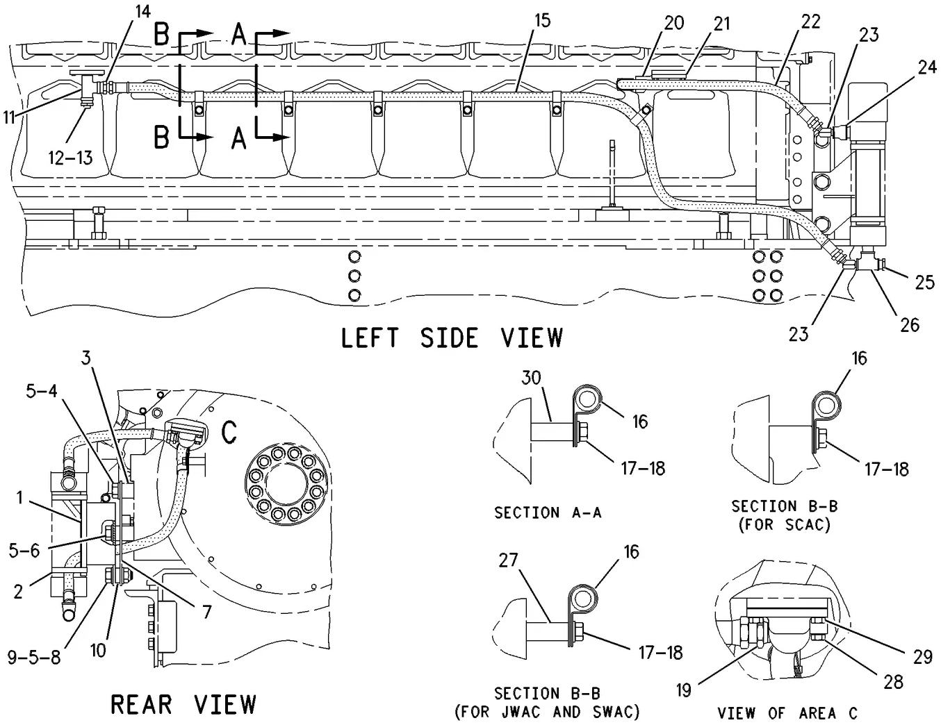 3516 · ELECTRICAL AND STARTING SYSTEM · 150-4222 CAT parts diagram