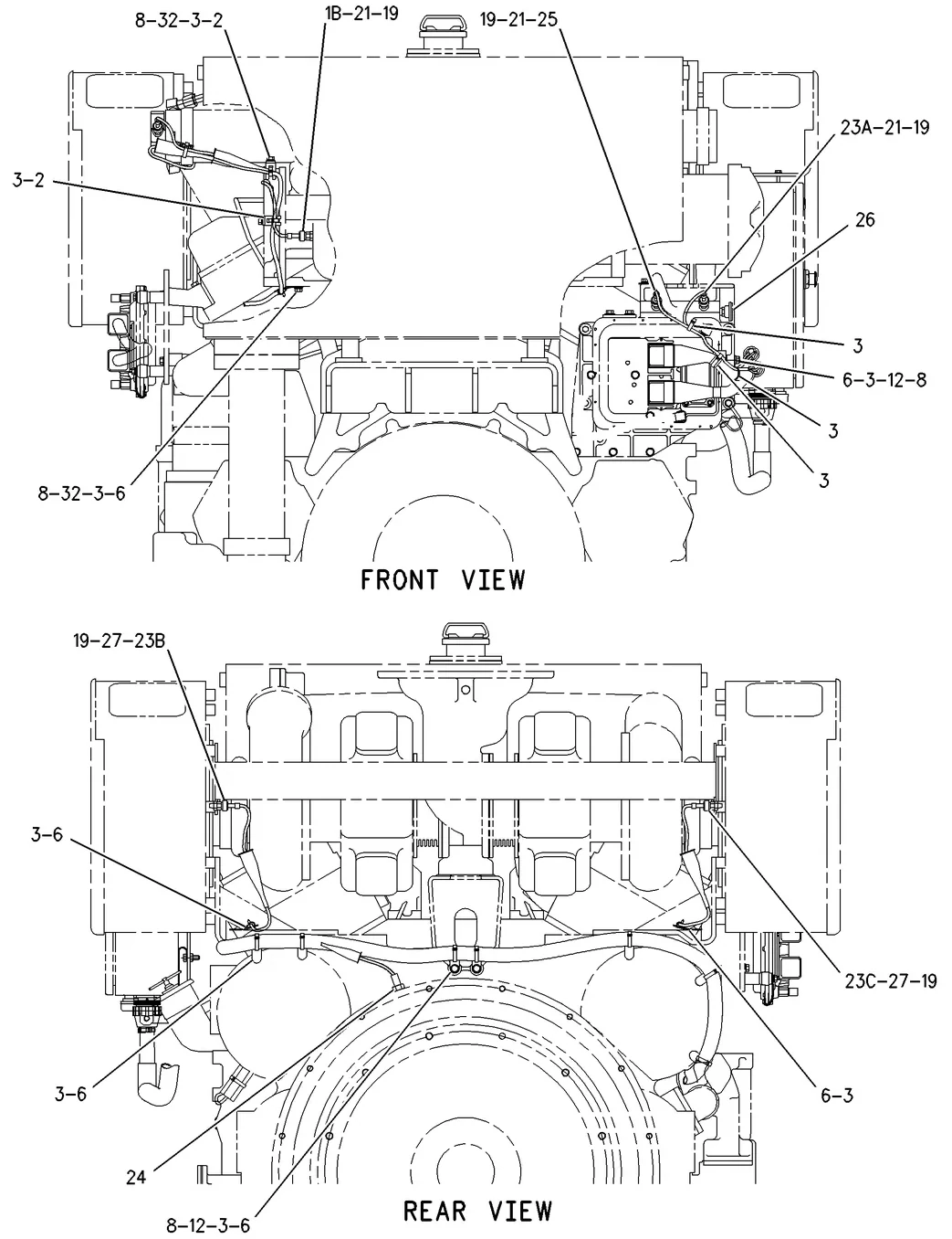 3516 · ELECTRICAL AND STARTING SYSTEM · 132-6468 CAT parts diagram