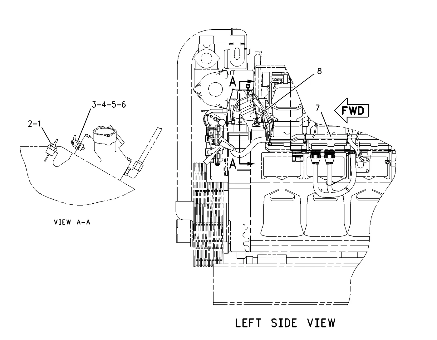 3516 3J1907 parts diagram